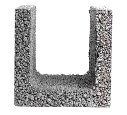 U Shape Cement Bricks